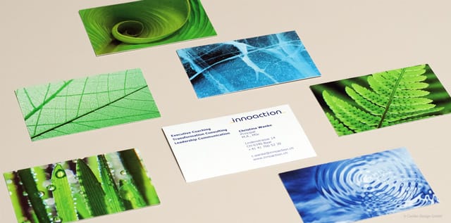 Combo Design Zürich | Innoaction Visitenkarten